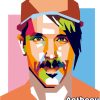 Anthony Kiedis Portraits Essentia Tote Bag Official Red Hot Chili Peppers Merch