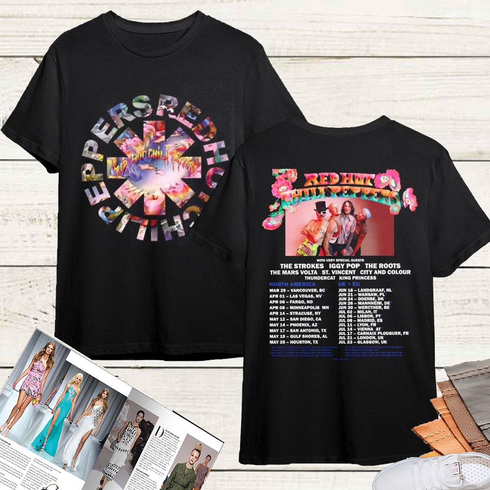 Red Hot Chili Peppers 2023 Tour Shirt