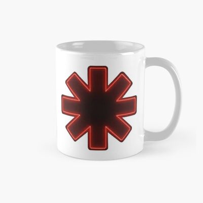 Glow Red Line Mug Official Red Hot Chili Peppers Merch