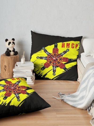 Shockbreaker Art Throw Pillow Official Red Hot Chili Peppers Merch