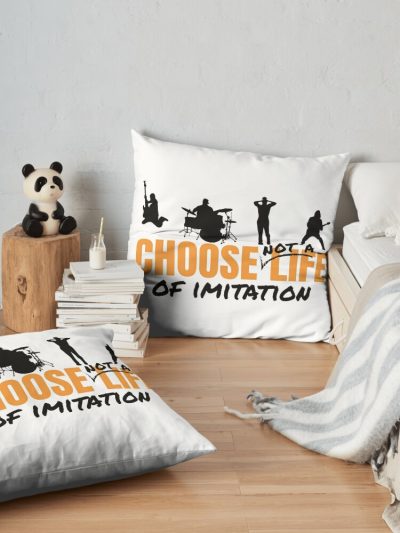 Choose Not A Life Of Imitation Throw Pillow Official Red Hot Chili Peppers Merch