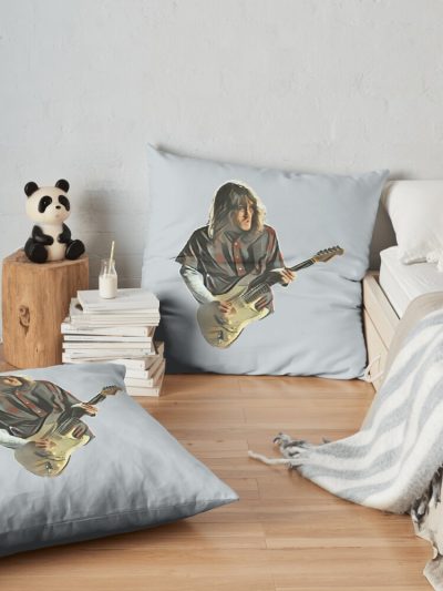 John Frusciante - Red Hot Chili Peppers (Rhcp) Throw Pillow Official Red Hot Chili Peppers Merch