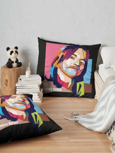 Anthony Kiedis Popart By Eekkiii Throw Pillow Official Red Hot Chili Peppers Merch