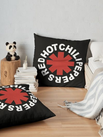 Rhcp Hot Vintage Throw Pillow Official Red Hot Chili Peppers Merch