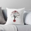 Red Tree Throw Pillow Official Red Hot Chili Peppers Merch