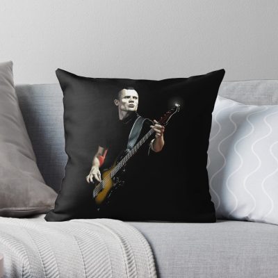 Flea (Rhcp) Throw Pillow Official Red Hot Chili Peppers Merch