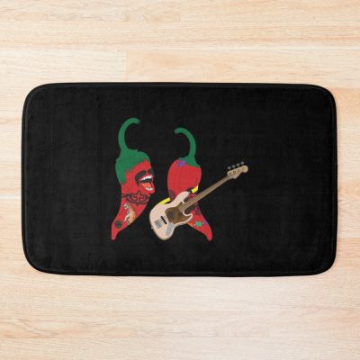 Rhcp Peppers Bath Mat Official Red Hot Chili Peppers Merch