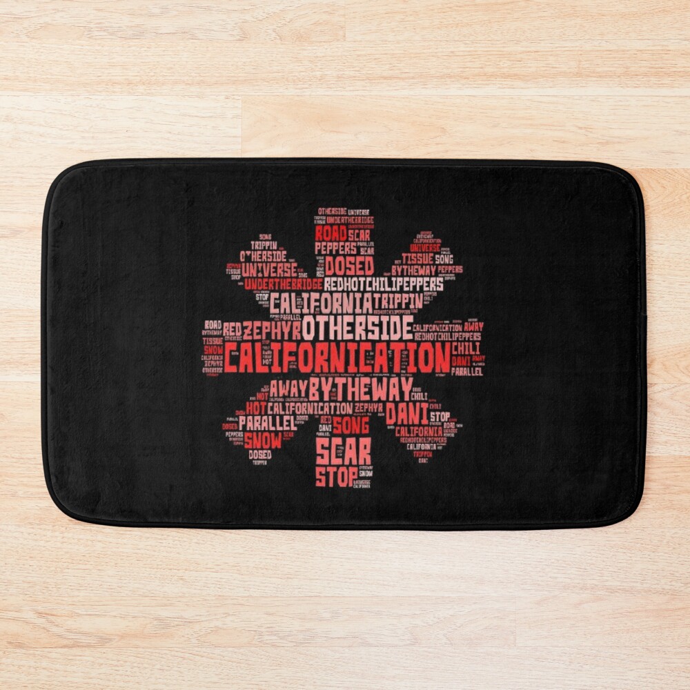 Rhcp Chili Peppers, Peppers Hot, Red Chili Peppers, Hot Chili Peppers, Hot Chilli Pepper, Red Hot Peppers, Hot Chilli Bath Mat Official Red Hot Chili Peppers Merch