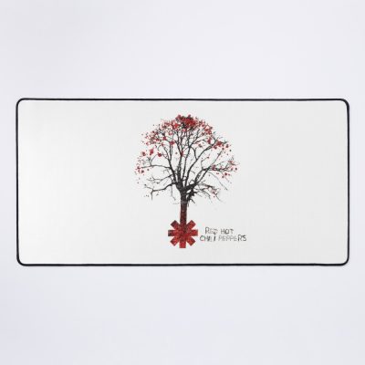 Rhcp-Vintage Red Black Hot Mouse Pad Official Red Hot Chili Peppers Merch