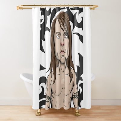 Rhcp Cartoon Shower Curtain Official Red Hot Chili Peppers Merch