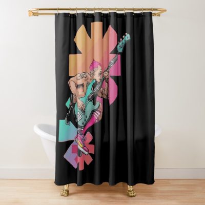 The Fleaaa Shower Curtain Official Red Hot Chili Peppers Merch