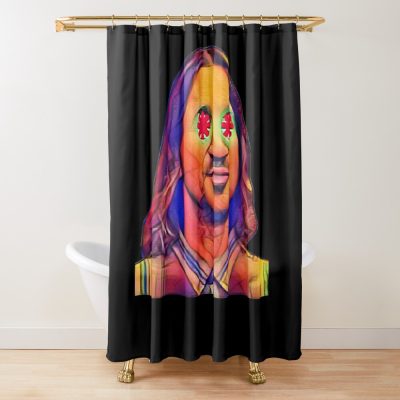 Passion Creative In Music Career Strong John Frusciante - Red Hot Chili Peppers - Rhcp Retro Shower Curtain Official Red Hot Chili Peppers Merch