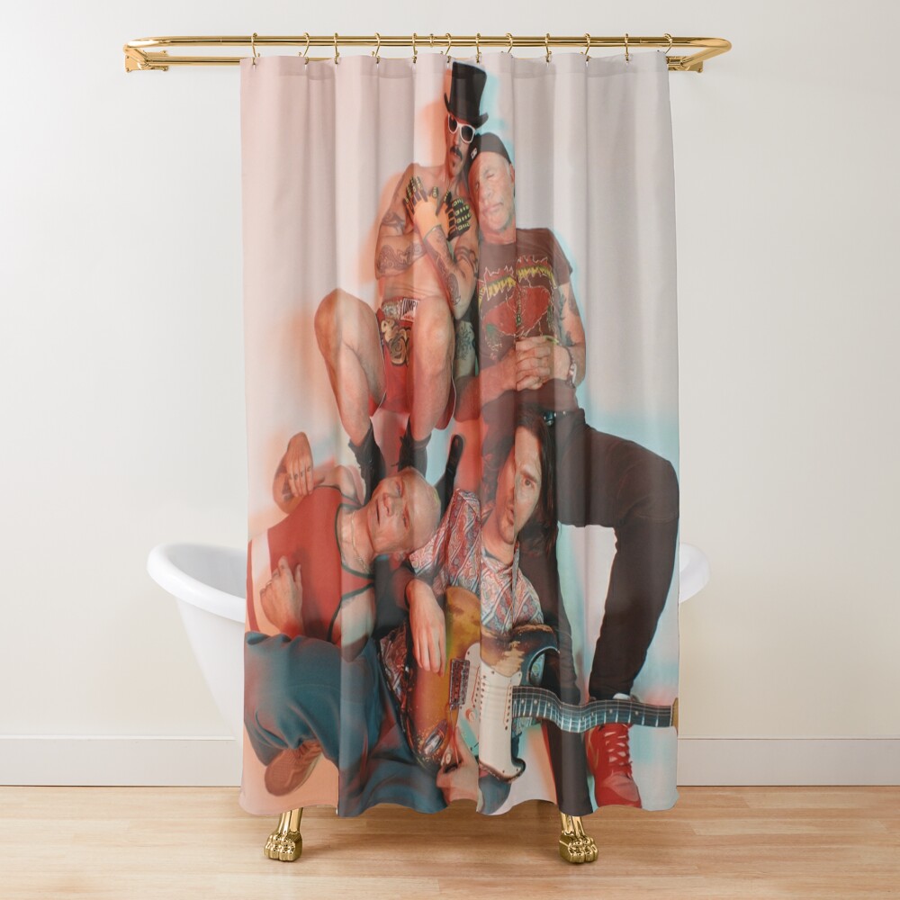 Best Rhcp Hot Vintage Shower Curtain