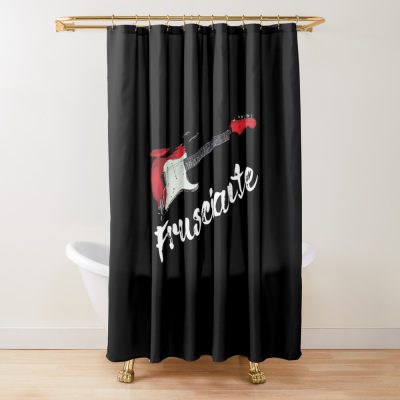 Guitar Shower Curtain Official Red Hot Chili Peppers Merch