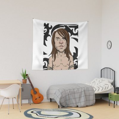 Rhcp Cartoon Tapestry Official Red Hot Chili Peppers Merch